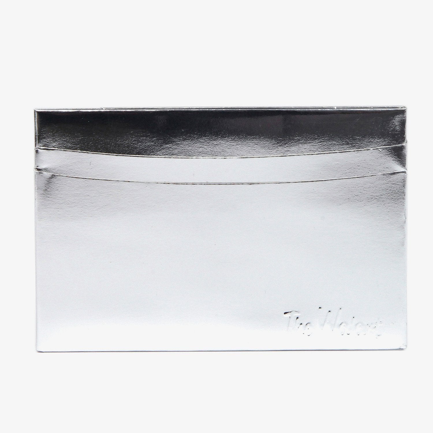 Silver Card Wallet - The Walart - Paper Wallet