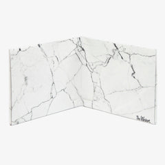 White Marble Bifold Wallet - The Walart - Paper Wallet
