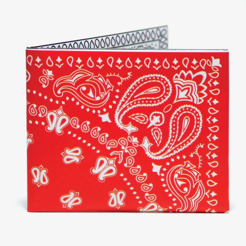 Bandana Bifold Wallet - The Walart - Paper Wallet