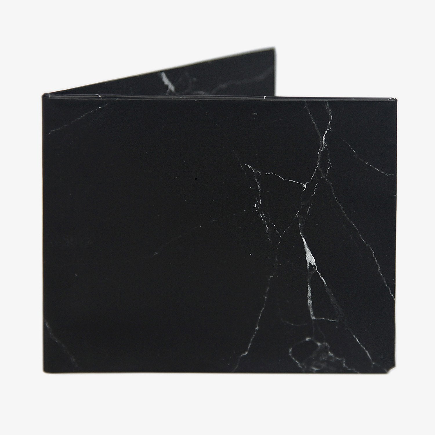 Black Marble Bifold Wallet - The Walart - Paper Wallet