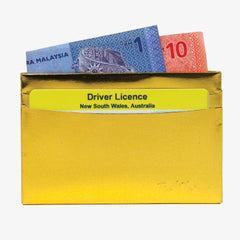 Golden Card Wallet - The Walart - Paper Wallet