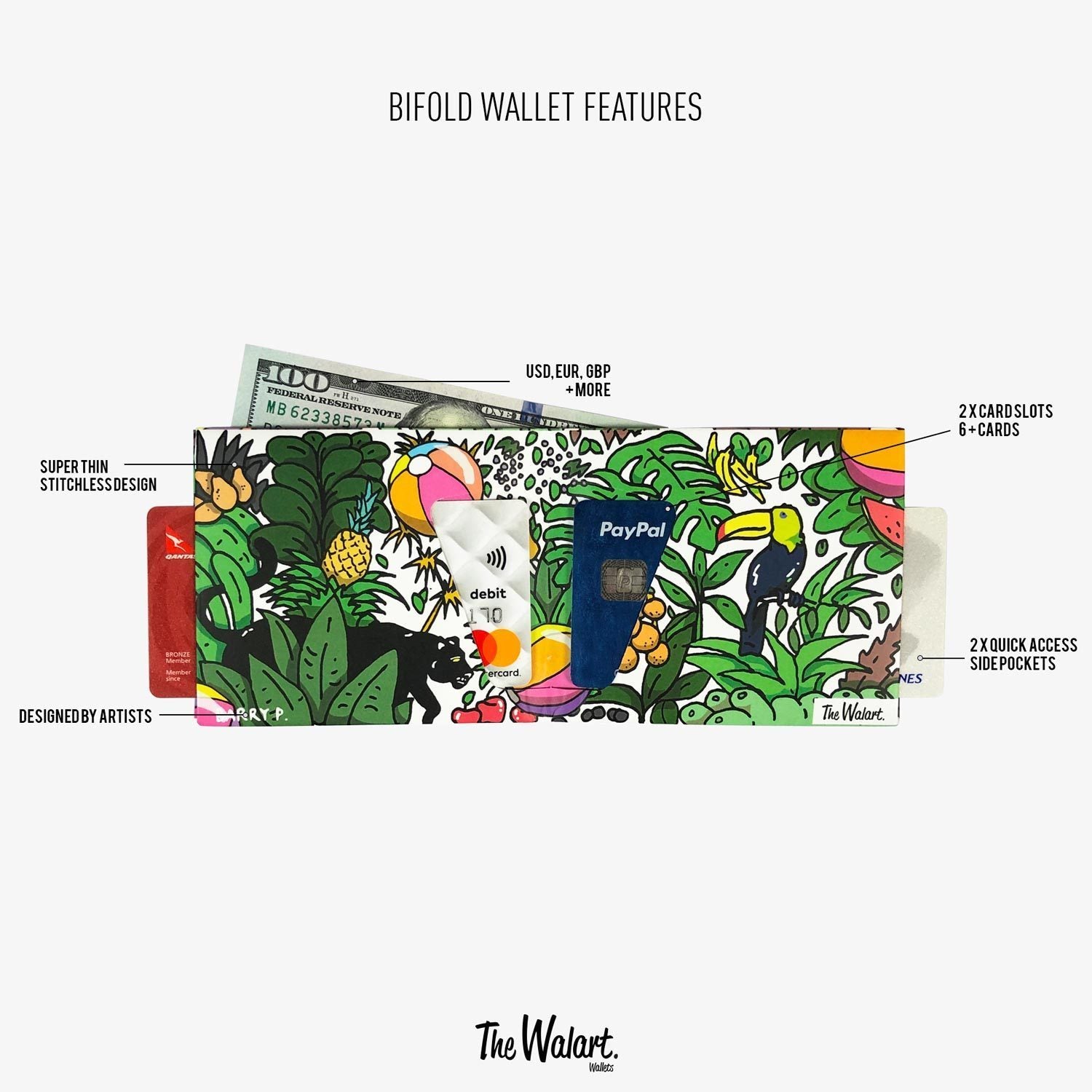 Miami Vice Bifold Wallet
