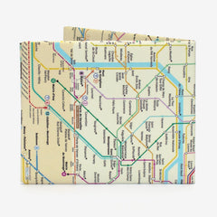 Paris Metro Bifold - The Walart - Paper Wallet