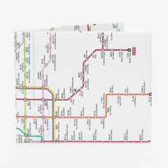 Shanghai Metro Bifold - The Walart - Paper Wallet