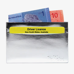 Silver Card Wallet - The Walart - Paper Wallet