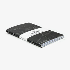 Black Marble Notebook 2PK - The Walart - Paper Wallet